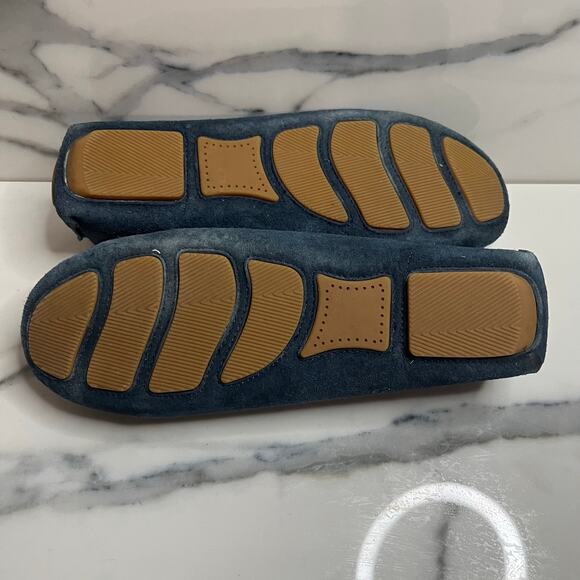 J. Jill Women's Blue Suede Driving Moccasin Driving Loafers Sz 9 Classic Fall - Picture 8 of 8